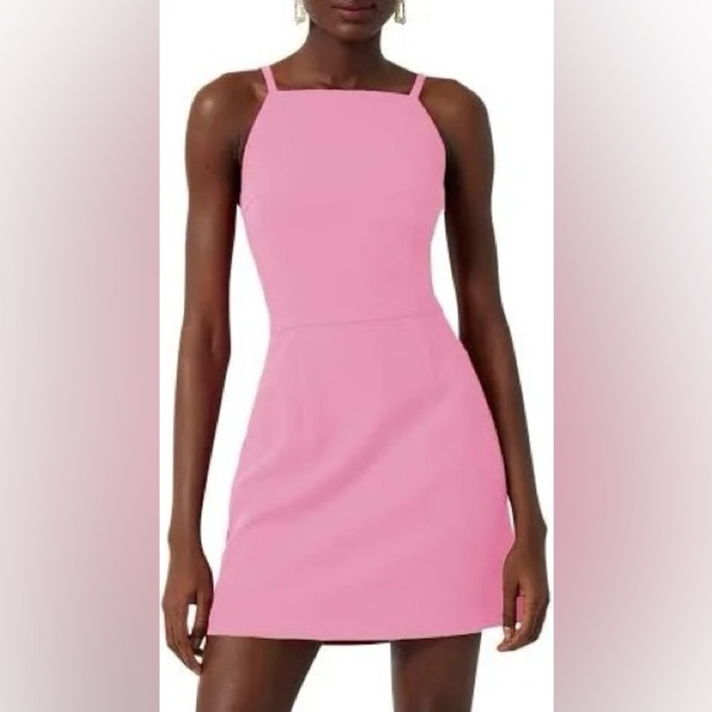 NWT French Connection Whisper Square Neck Mini Dress Morning Glory Size 0